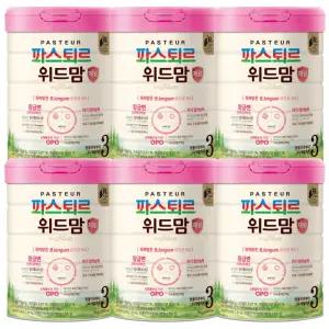 파스퇴르 위드맘 제왕 분유 3단계 750g x 6개