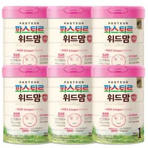 파스퇴르 위드맘 제왕 분유 1단계 750g x 6개