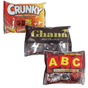 (롯데)미니크런키초콜렛/미니가나/미니마일드/ABC x 3봉