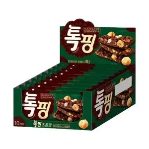 오리온 톡핑 헤이즐넛 그래놀라 43g, 10입, 1개