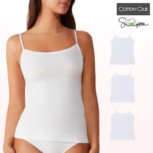 코튼클럽 수피마코튼 여성끈런닝 3매세트