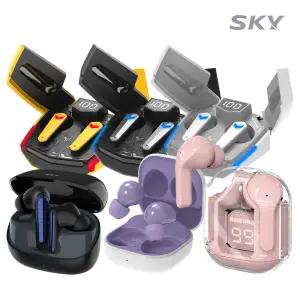 [무선BEST] 스카이 핏 퓨어 투명 LED 블루투스 5.4 무선 이어폰 IM-S31