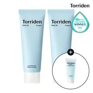 [SET] 토리든 다이브인 저분자 히알루론산 크림 80ml X 2개 (+수딩크림 20ml)