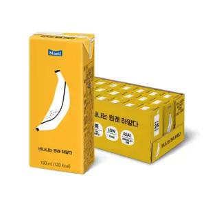매일유업 바나나는 하얗다, 190ml, 24개