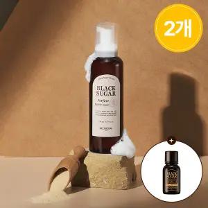 [스킨푸드][1+1]블랙슈가 퍼펙트 버블 폼 200ml+(증정)클렌징오일14ml+에센셜14ml