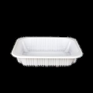 실링용기 19154호 흰색 검정 1915시리즈 일회용용기 포장 배달 600개