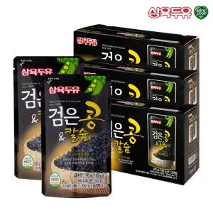삼육두유 검은콩&칼슘 두유 파우치 190ml 60팩 (20팩x3)