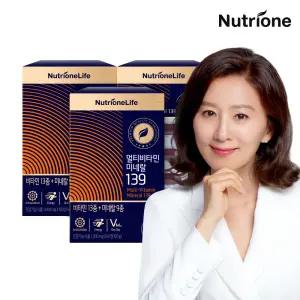 뉴트리원 멀티비타민 미네랄 139 3박스(6개월분) 종합 비타민 미네랄 22종 영양소