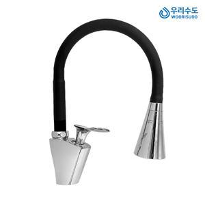 우리수도 (EN 컬러 원코) 칼라 원홀 싱크대 코브라 자바라 수도꼭지 주방