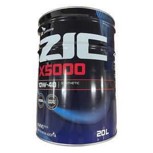 ZIC X5000 10W40 20L 지크 X5000 디젤엔진오일