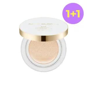 [1+1][미샤] 세이프 블록 RX 커버 톤업 선쿠션 SPF50＋/PA＋＋＋＋