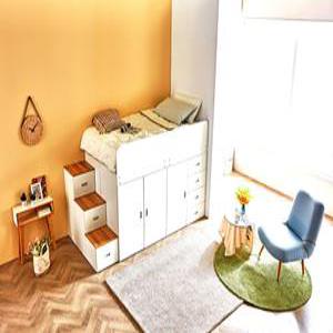 스타일 옷장형 멀티 수납 침대프레임 슈퍼싱글/퀸