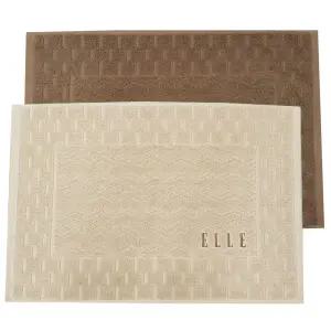 [엘르] 타올발매트 순면 발수건 발타올 국내생산 무형광