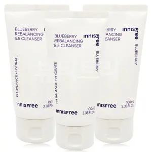 이니스프리 블루베리 리밸런싱 5.5 클렌저 100ml X 3개