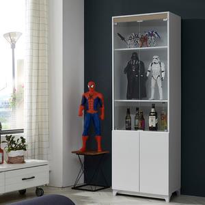 샤이니 LPM 콤비 600 유리 장식장 진열 피규어 수납 그릇 거실 / 고광택 수납겸용