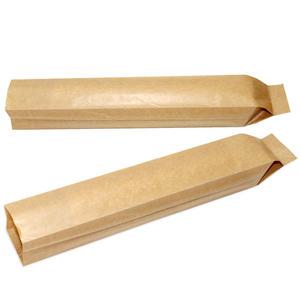 롱츄러스봉투 5x35cm 200장-크라프트 종이봉투 내부코팅 꼬치