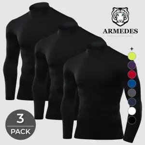 아르메데스 남성용 언더레이어 무지테크핏 반목터틀 AR-53 3매