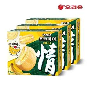 [오리온]초코파이 정 바나나 12P(444g) x 3개