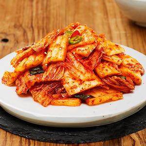 아삭한 썰은 맛김치 2kg HACCP 자연락 남도김치