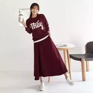 [핑크시슬리] SET/썸데이 플레어 스커트세트