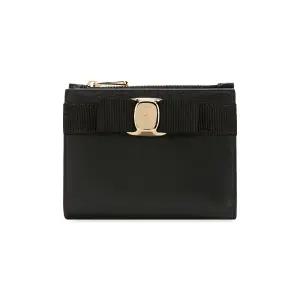 페라가모 여성 바라 보우 블랙 반지갑 22E009 734500