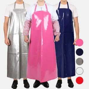 양면 목걸이 방수앞치마 PU 특대형 주방 업소 AV80XL