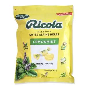 리콜라 무설탕캔디 허브캔디 목캔디 레몬민트 342g