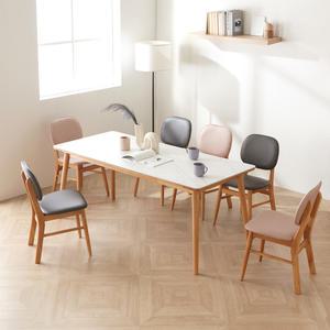 [20% off] 헤닝 리빙홈 4인 6인 12T 통세라믹 식탁세트 /고무나무원목+포세린세라믹