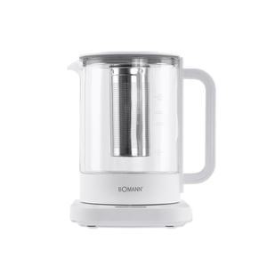 온도조절 전기주전자 티포트 분유포트 보온 커피 유리약탕기 차메이커 WK5081W