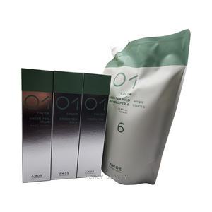 아모스 칼라제닉 녹차빛채 150ml 6개+산화제 1000ml