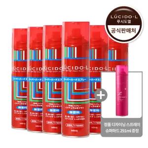 헤어스프레이 슈퍼하드 293ml 6개 + 디자이닝 스프레이 슈퍼하드 291ml
