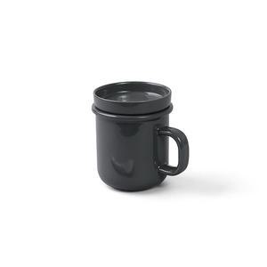 보울보울 노르딕볼볼, 뚜껑머그 340ml, 차콜그레이, 1개