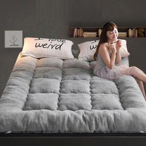 푹신한 프리미엄 양털토퍼 두툼한 침대매트 차박토퍼 바닥요