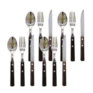 트라몬티나 커트러리 테이블 4인세트, 월넛, 1개