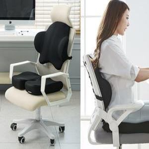 꼬꼬치 등 허리 요추 받침대 사무실 의자등받이 쿠션