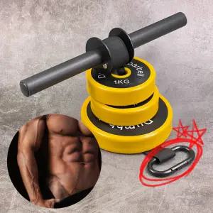 머슬브로 추감기 고급 엘로우 풀세트 4킬로 (2kg X 1개 / 1kg X 2개) 전완근 운동기구 손목 팔목 팔뚝 강화 소방공무원 악력 시