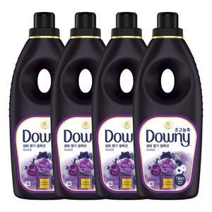 다우니 고농축 섬유유연제 퍼퓸 미스티크 1L 4개