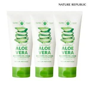 [네이처리퍼블릭] [3개묶음] 수딩 앤 모이스처 알로에베라 클렌징 젤 크림 150ml