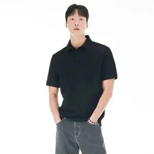 [하프클럽/체이스컬트]공용 에센셜 쿨 피케 카라 반팔 티셔츠-CBZU5701D03