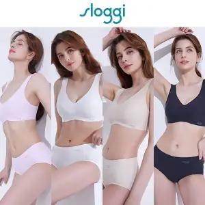 [슬로기](강남점) 메쉬 퓨징 브라 팬티 세트 4Colors