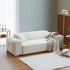 [필우드가구] 허니 3인용 아쿠아텍스 패브릭 소파