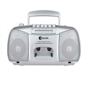 아남 포터블카세트 PA-711 라디오 녹음기 USB/테이프 재생