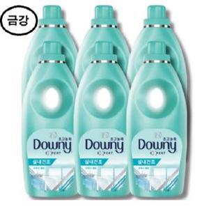 다우니 엑스퍼트 실내 건조 프레쉬클린 1L 6개