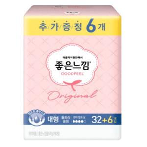 좋은느낌 오리지널 울트라 날개대형 32+6개입