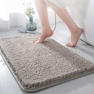 두툼한 극세사 발매트 60X40cm 부드럽고 겨울 욕실 화장실 발매트