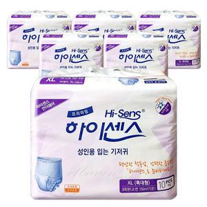 하이센스 언더웨어 입는 팬티 특대형 100매 1박스 성인용 기저귀 요실금 팬티기저귀