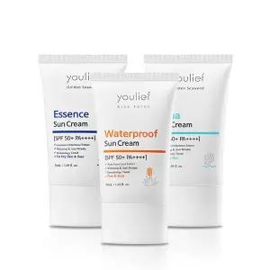 [유리프]데일리 선크림 50ml 택1(워터프루프/아쿠아/에센스)