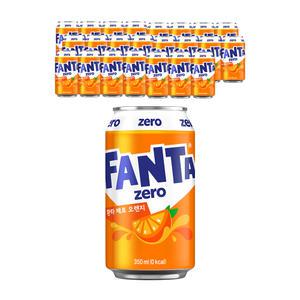 환타 오렌지제로, 350ml, 24개