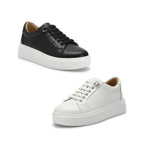 탠디본사 소가죽 여성 스니커즈  9123219 2color 택1 (4cm)