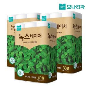 [모나리자] 녹스 네이처 비데겸용 휴지 25m 30롤 X 3개 (총90개)
